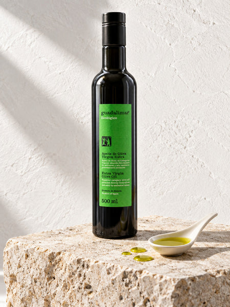 Aceite de Oliva Virgen Extra Ecológico Cosecha Picual Temprana. Botella Cristal 500ml